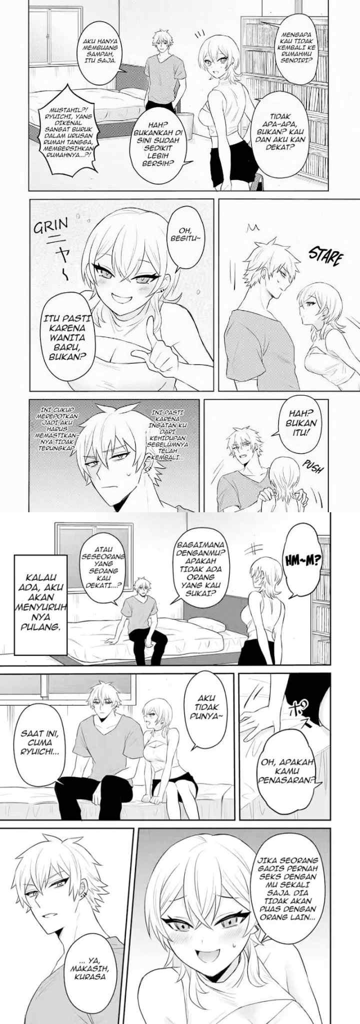 Netorare Manga no Kuzu Otoko ni Tensei Shita Hazu ga Heroine ga Yottekuru Ken chapter 3 halaman 17