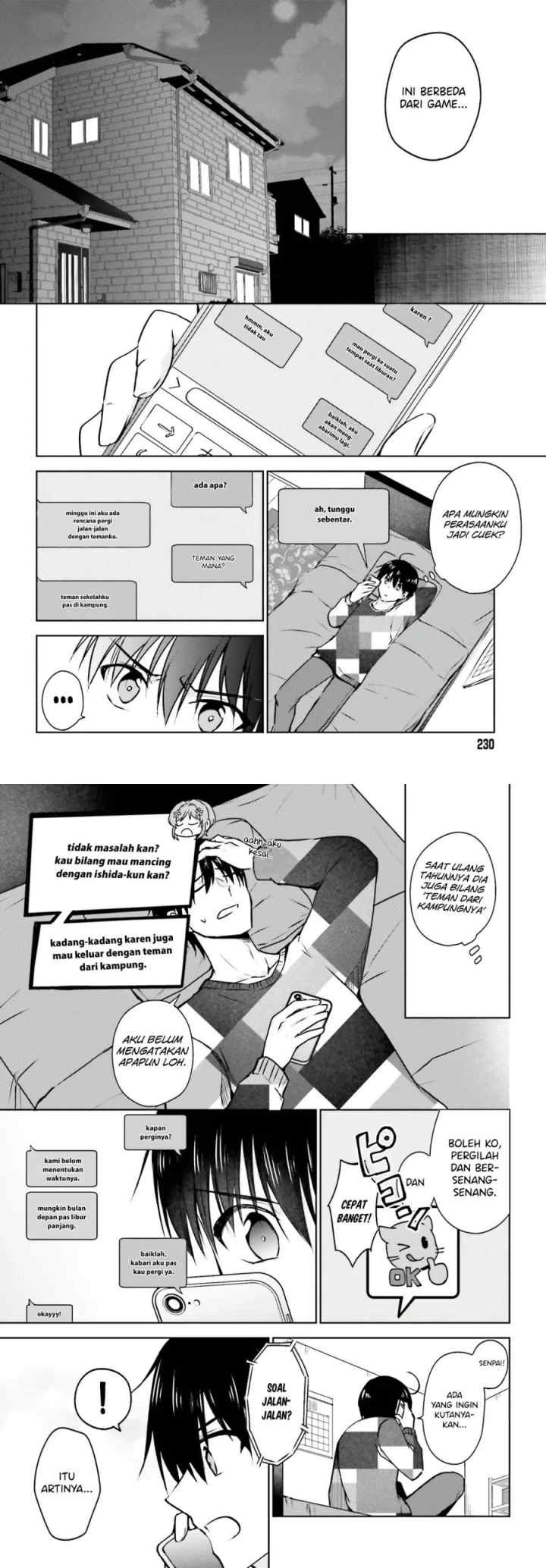 Kanojo ga Senpai ni NTR-reta node, Senpai no Kanojo wo NTR-masu chapter 4 halaman 8