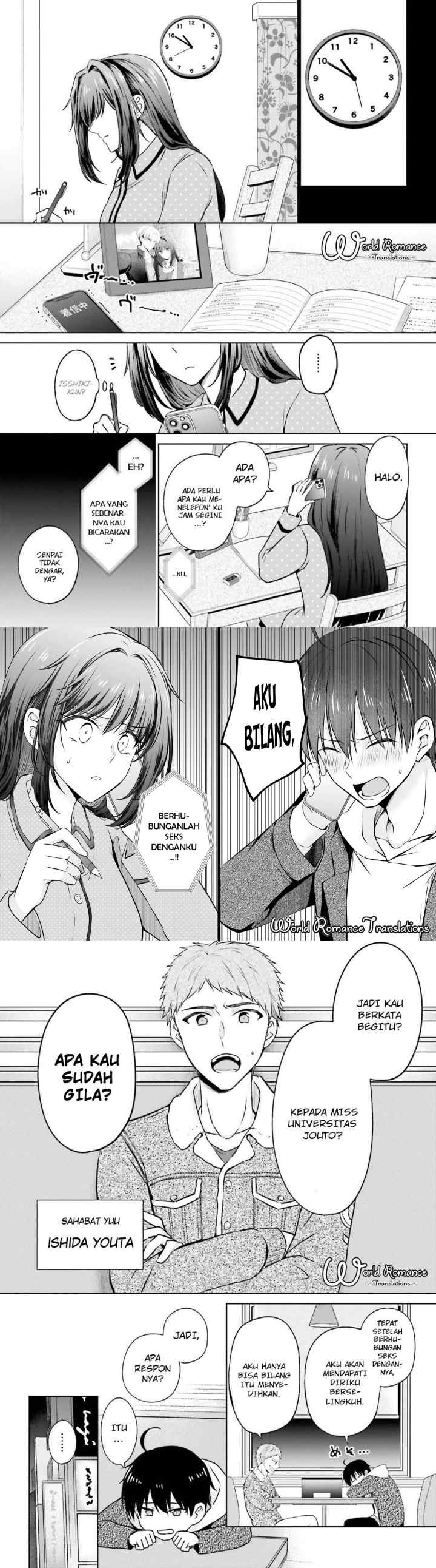 Kanojo ga Senpai ni NTR-reta node, Senpai no Kanojo wo NTR-masu chapter 1 halaman 6