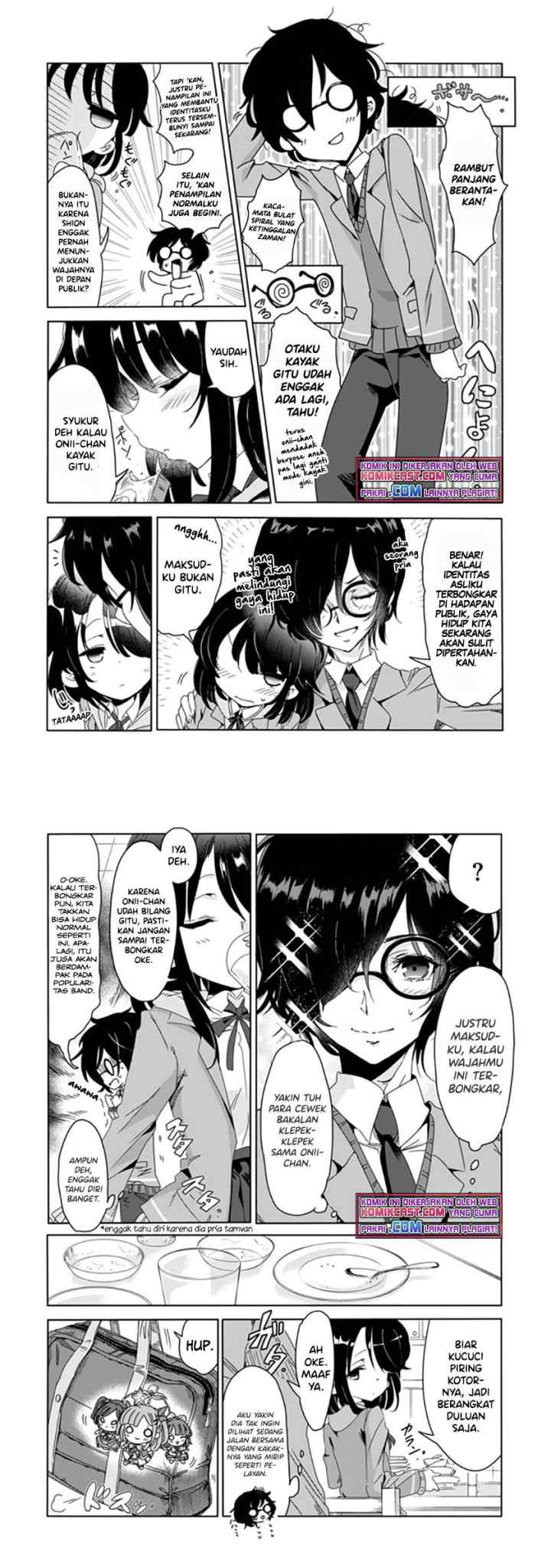Class de Inkya no Ore ga Jitsu wa Daininki Band no Vocal na Ken chapter 1 halaman 4