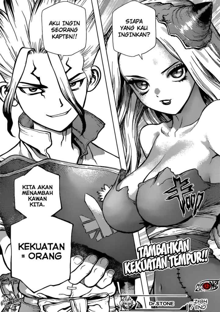 Dr. Stone chapter 84 halaman 18