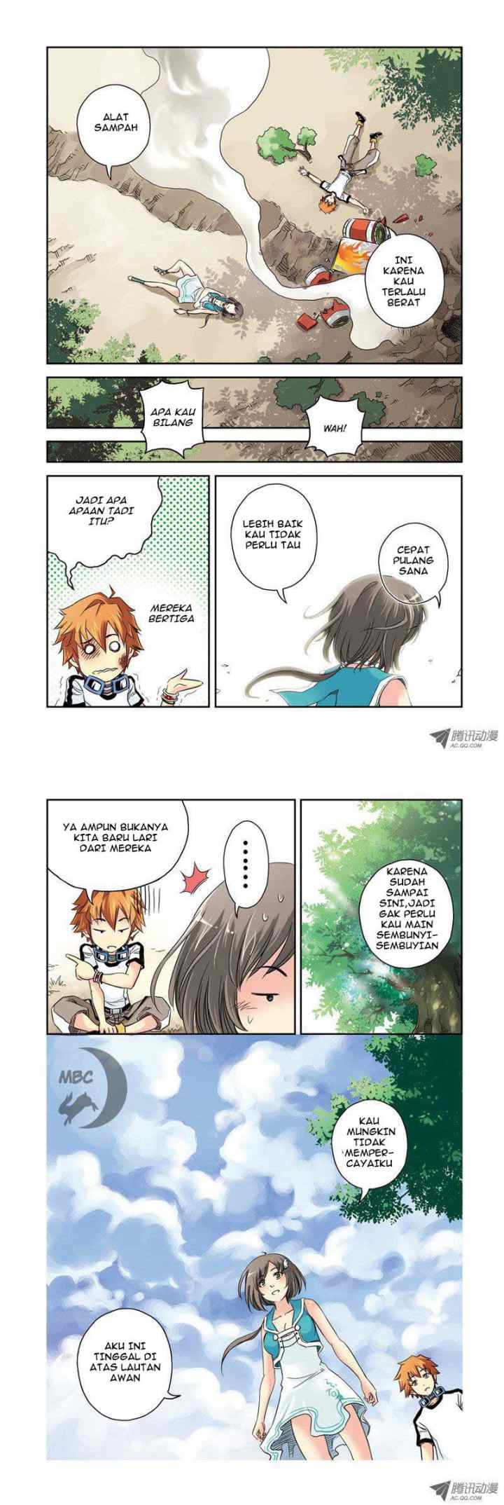 Above the Cloud Sea chapter 2 halaman 8