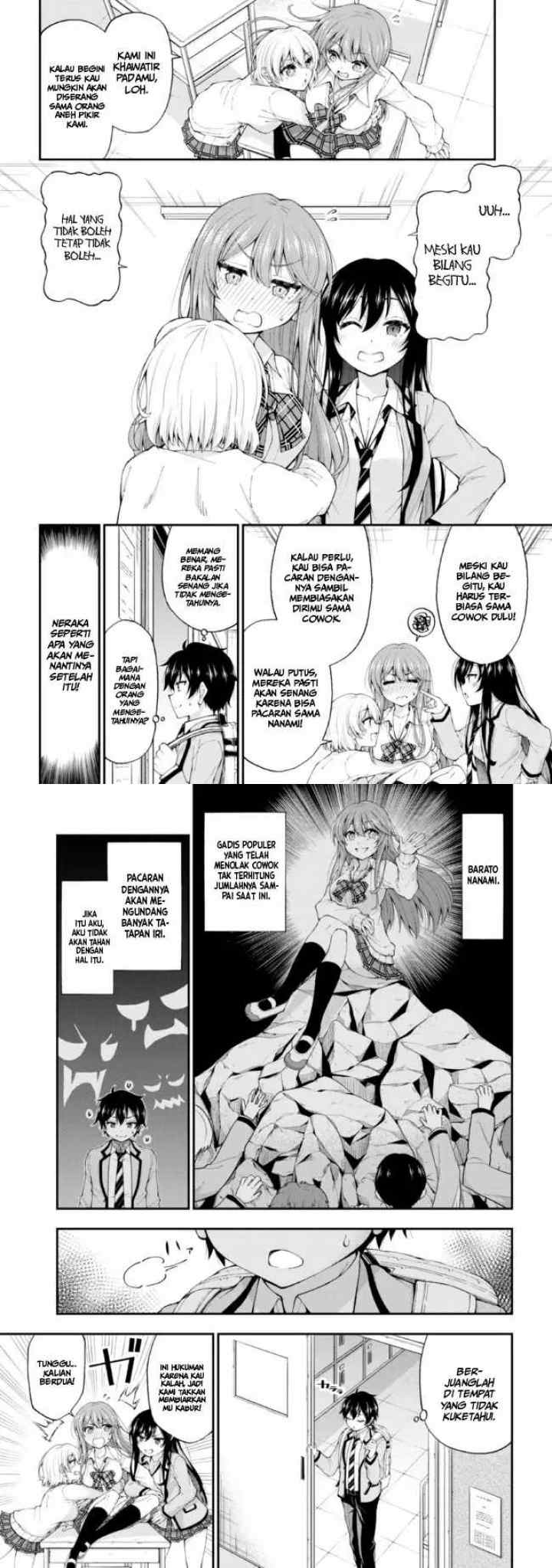 Inkya no Boku ni Batsu Game ni Kokuhaku Shitekita Hazu no Gyaru ga, Doumitemo Boku ni Betahore Desu chapter 1.1 halaman 6