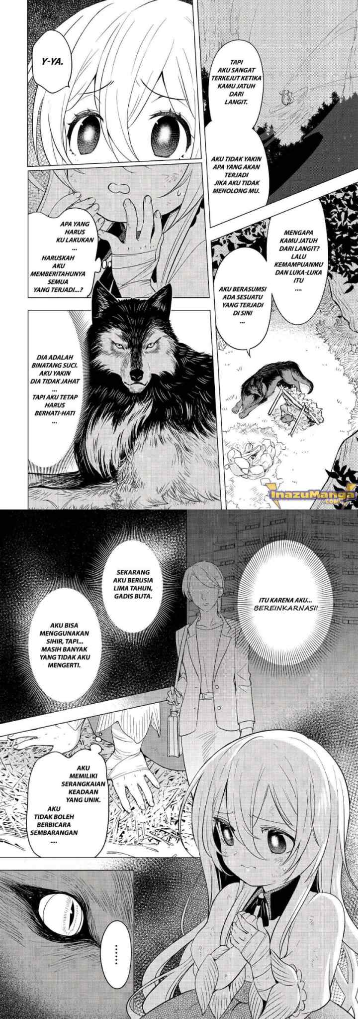 Tensei-saki wa Moumoku Youjo deshita: Zense no Kioku to Mahou wo Tayori ni Ikinobimasu chapter 1 halaman 6