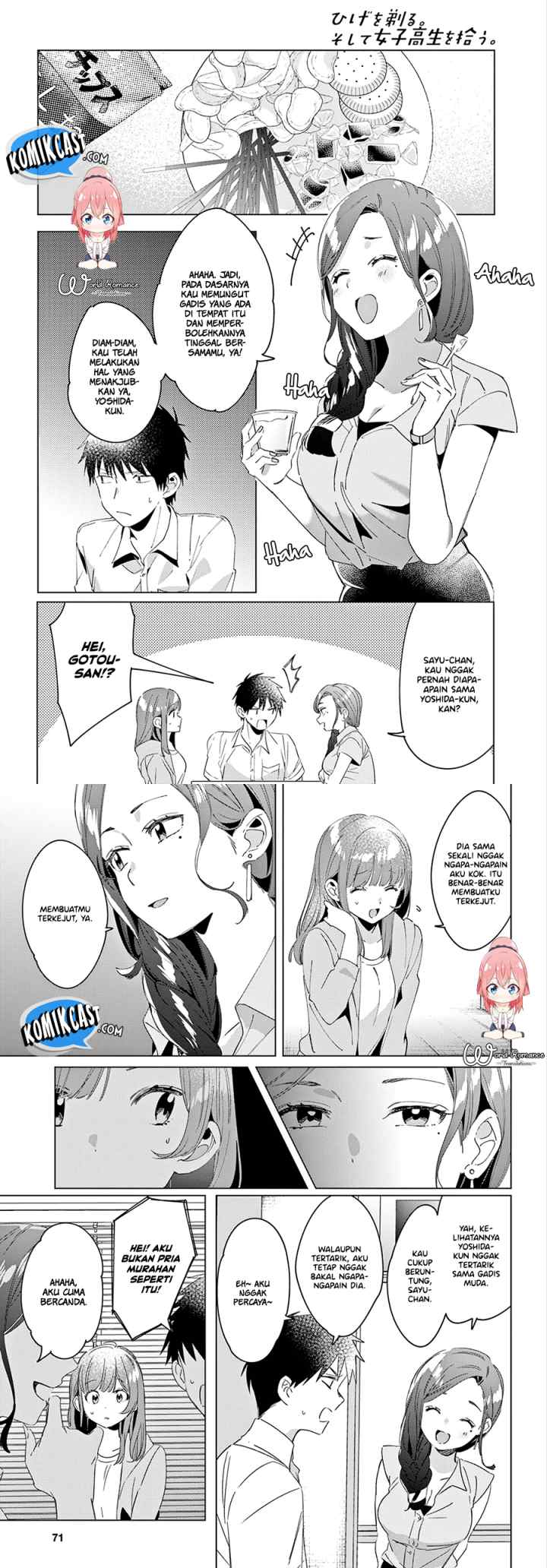 Hige Wo Soru. Soshite Joshikosei Wo Hirou chapter 15 halaman 11