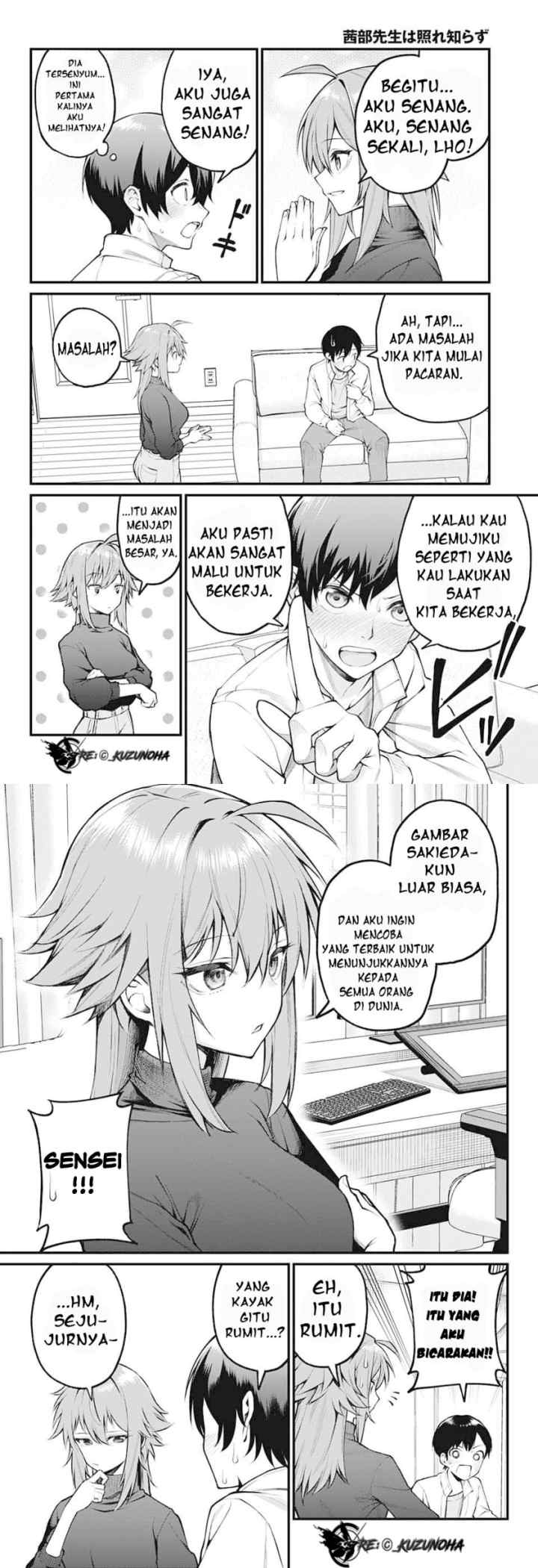 Akanabe-sensei wa Tereshirazu chapter 1 halaman 10