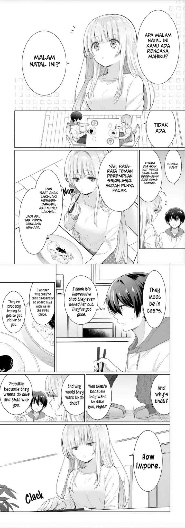 Otonari no Tenshi-sama ni Itsunomanika Dame Ningen ni Sareteita Ken chapter 10 halaman 12