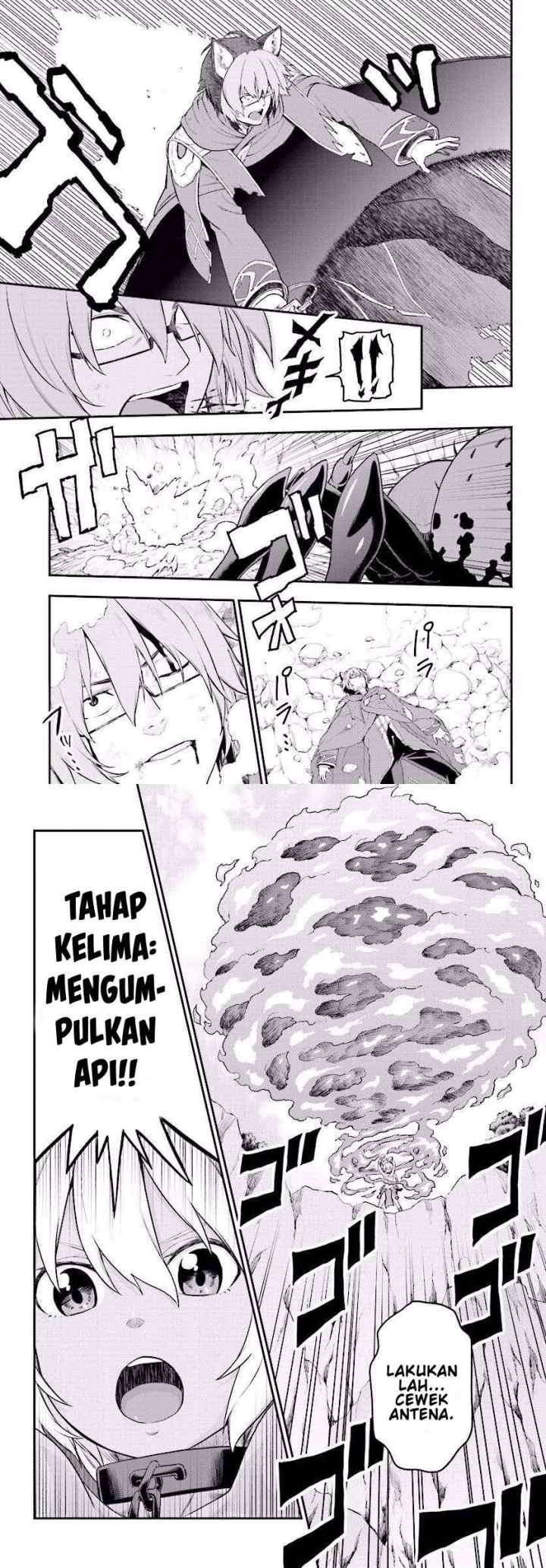 Konjiki no Moji Tsukai: Yuusha Yonin ni Makikomareta Unique Cheat chapter 22 halaman 13