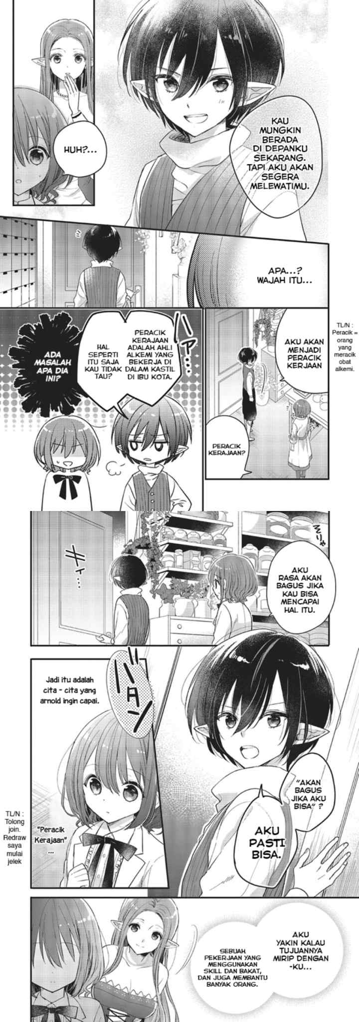 Yuusha-sama no Osananajimi to iu Shokugyou no Make Heroine ni Tensei shita no de, Chougoushi ni Job Change shimasu chapter 6 halaman 6