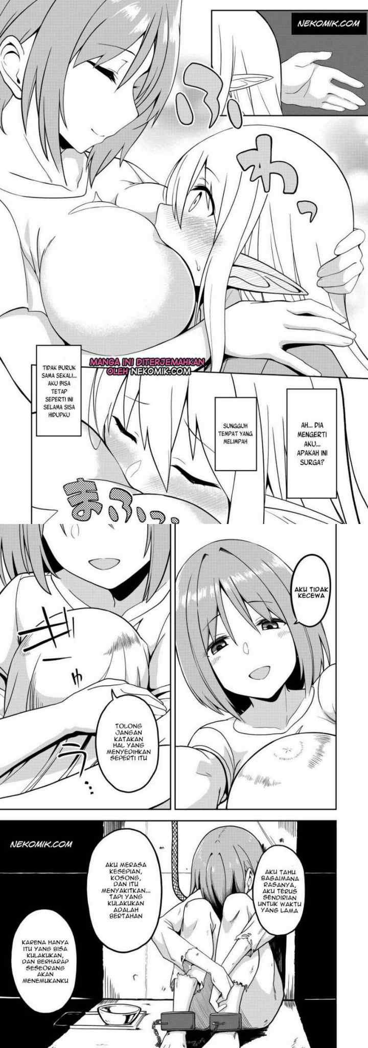 Eroi Koto Suru Tame ni Kyonyuu Bishoujo Dorei o Katta Hazu ga, Oshishou-sama to Shitawa Rete Omotta Toori ni Ikanaku Naru Hanashi chapter 1 halaman 14