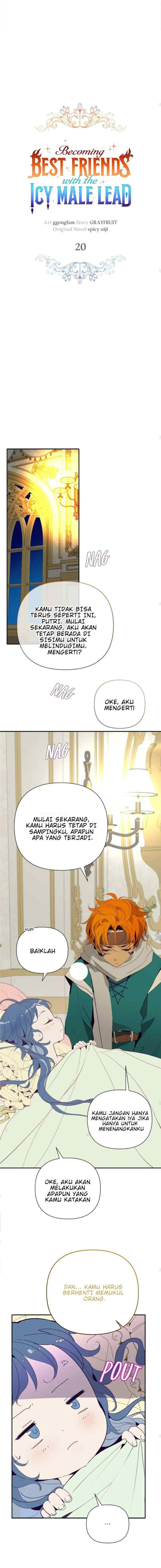 Becoming Best Friends With the Icy Male Lead chapter 20 halaman 10