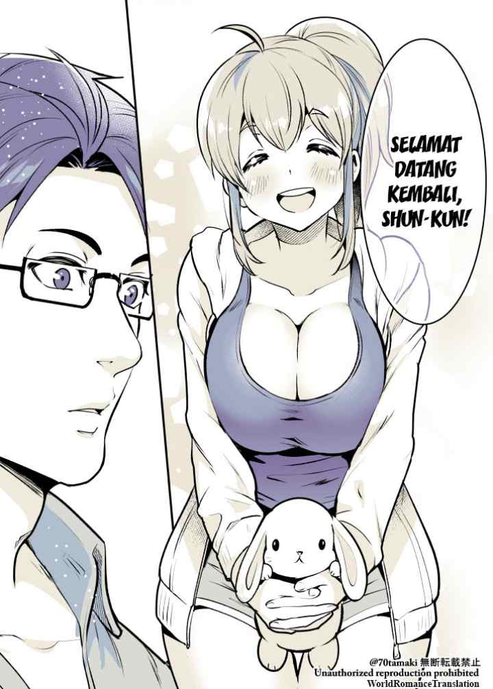 Osananajimi ga Hisabisa ni Saikai Shitara Otagai Kyonyuu ni Natteta chapter 3 halaman 5