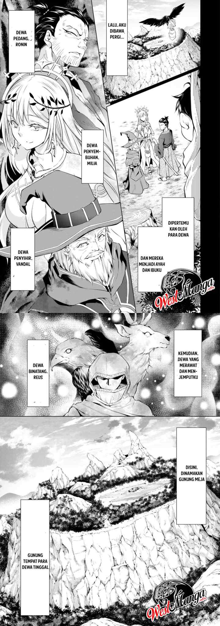 Kamigami ni Sodaterare Shimo no, Saikyou to Naru chapter 1 halaman 8