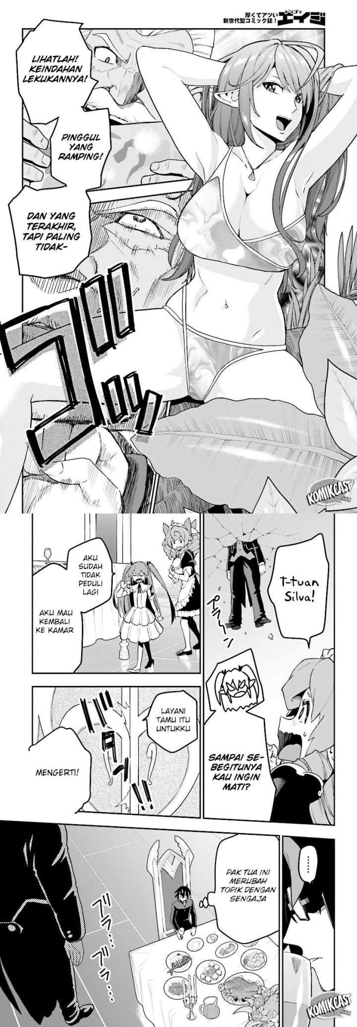 Konjiki no Moji Tsukai: Yuusha Yonin ni Makikomareta Unique Cheat chapter 37 halaman 12