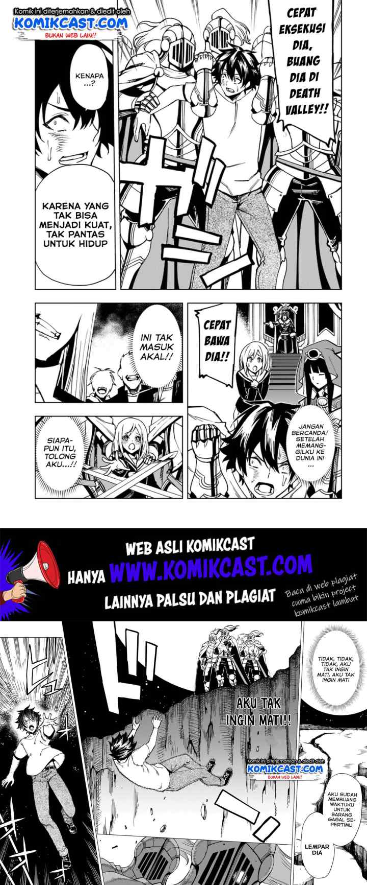 Genkai Level 1 kara no Nariagari: Saijaku Level no Ore ga Isekai Saikyou ni Naru made chapter 1 halaman 6