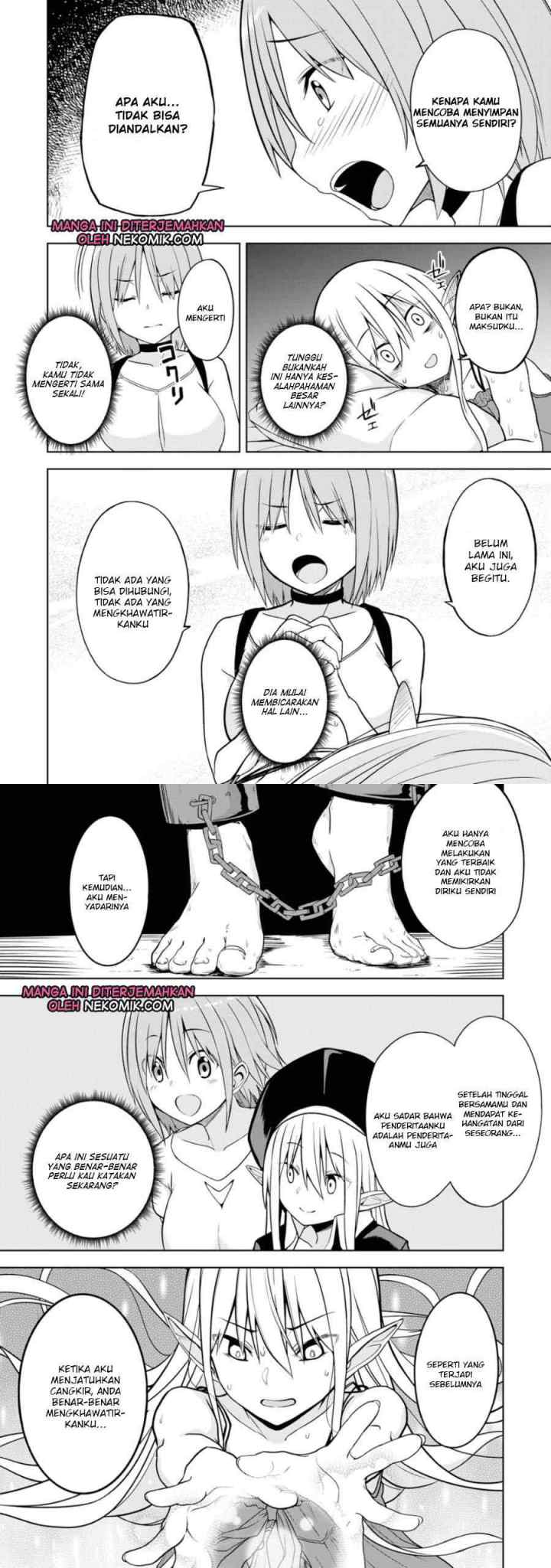 Eroi Koto Suru Tame ni Kyonyuu Bishoujo Dorei o Katta Hazu ga, Oshishou-sama to Shitawa Rete Omotta Toori ni Ikanaku Naru Hanashi chapter 4 halaman 9