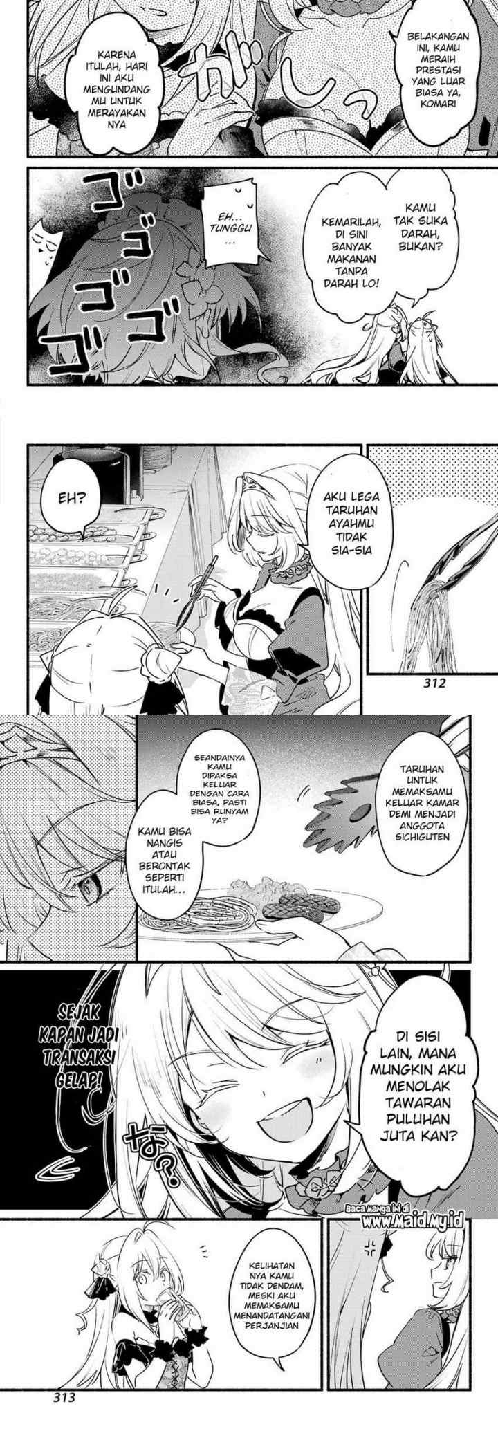 Hikikomari Kyuuketsuki no Monmon chapter 6 halaman 7