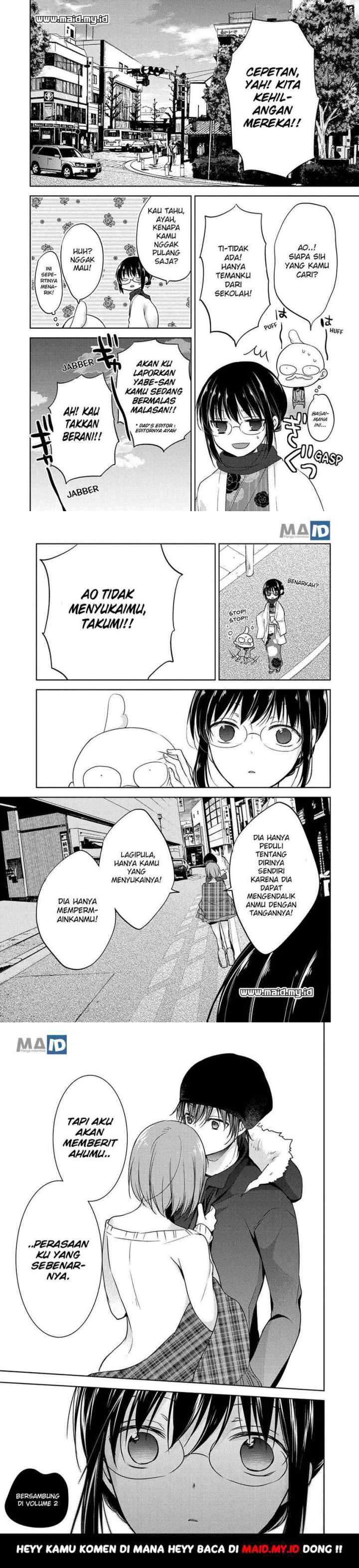 Midara na Ao-chan wa Benkyou ga Dekinai chapter 5 halaman 13