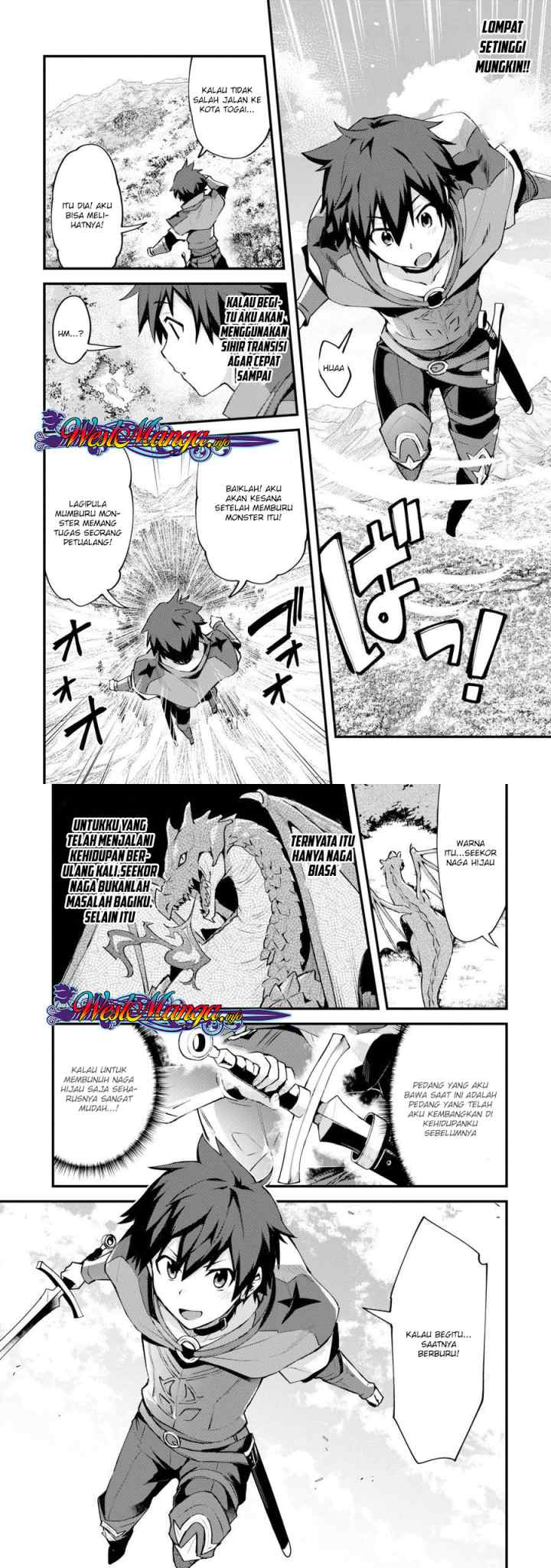 Nido Tensei Shita Shounen wa S Rank Boukensha Toshite Heion ni Sugosu-zense ga kenja de eiyuu datta boku wa raisede wa jimini ikiru chapter 1 halaman 6