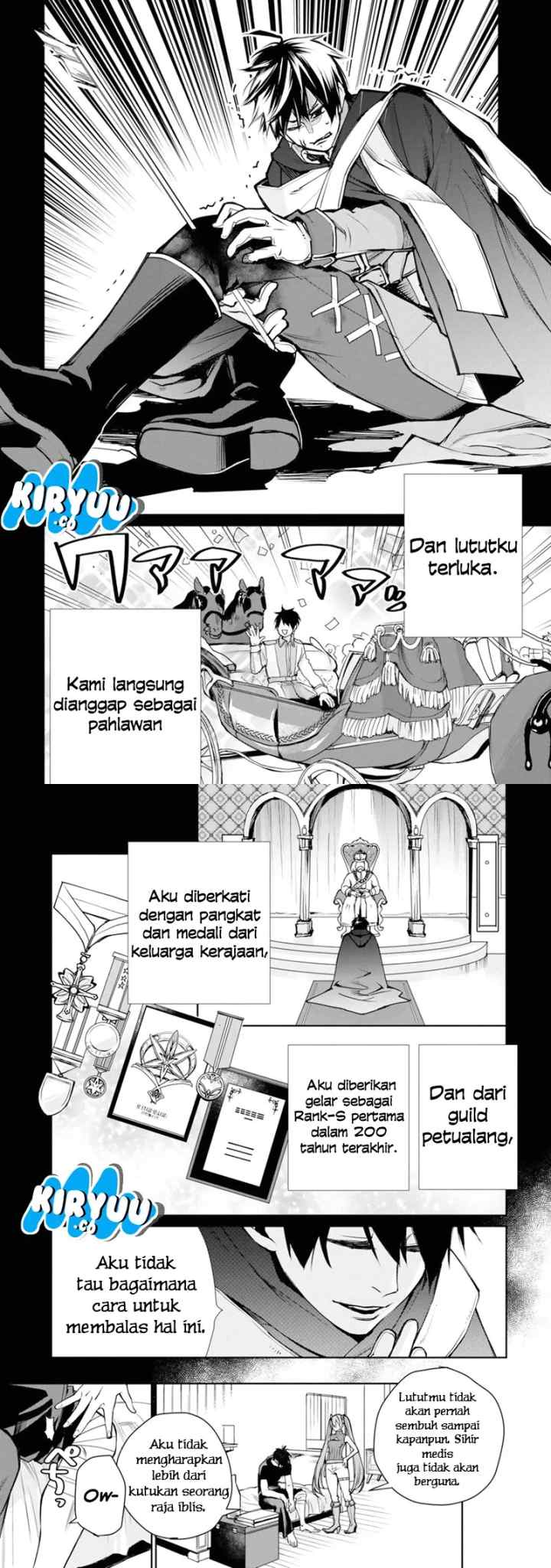 Saikyou no Madoshi. Hisa ni Ya wo Ukete Shimatta no de Inaka no Eihei ni Naru chapter 1.1 halaman 5