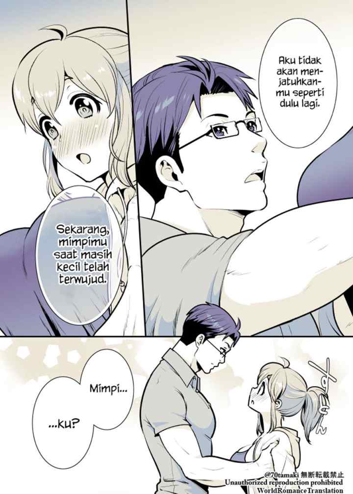 Osananajimi ga Hisabisa ni Saikai Shitara Otagai Kyonyuu ni Natteta chapter 8 halaman 4