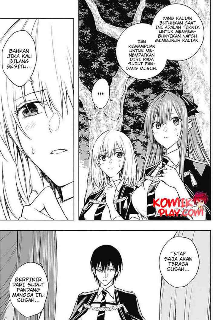 Ouritsu Mahou Gakuen no Saika Sei: Slum Agari no Saikyou Mahoushi, Kizoku darake no Gakuen de Musou suru chapter 38 halaman 9