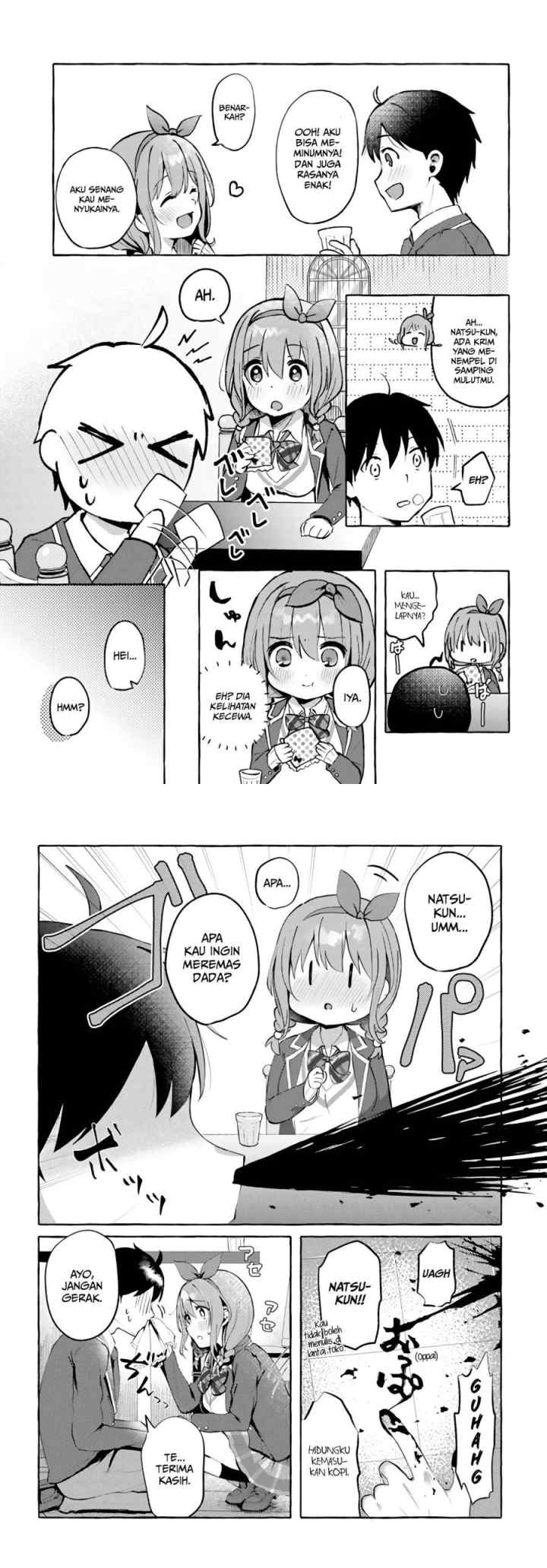 Oppai Momitai-tte Sakendara, Imouto no Tomodachi to Tsukiau Koto ni Narimashita chapter 1 halaman 11