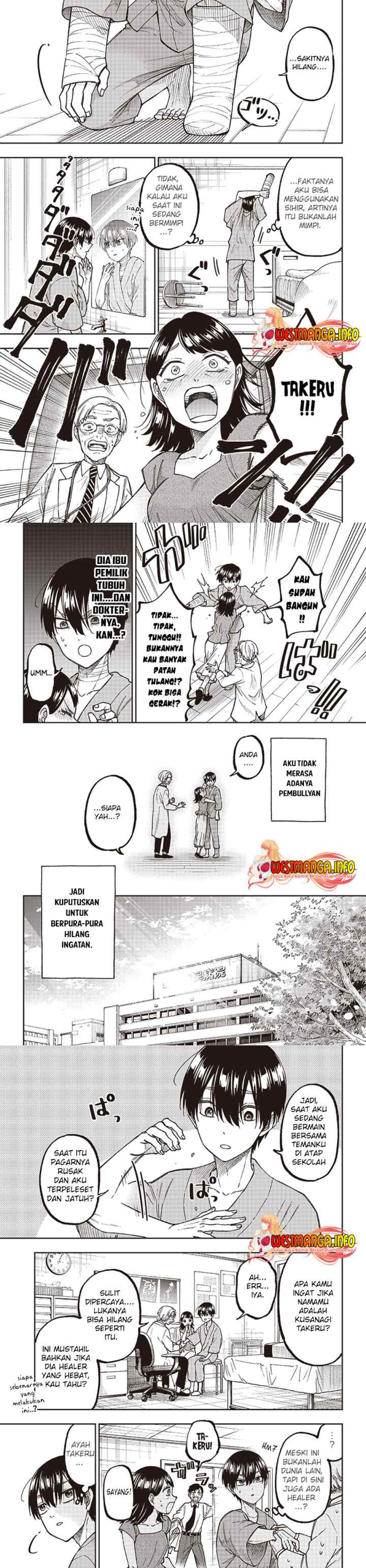 Kyuuseishu ~Isekai wo Sukutta Moto Yuusha ga Mamono no Afureru Genjitsu Sekai wo Musou suru~ chapter 1 halaman 8