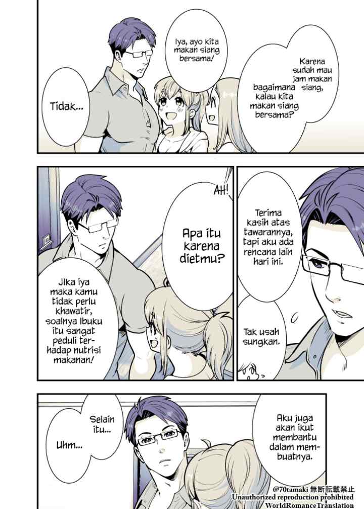 Osananajimi ga Hisabisa ni Saikai Shitara Otagai Kyonyuu ni Natteta chapter 6 halaman 4