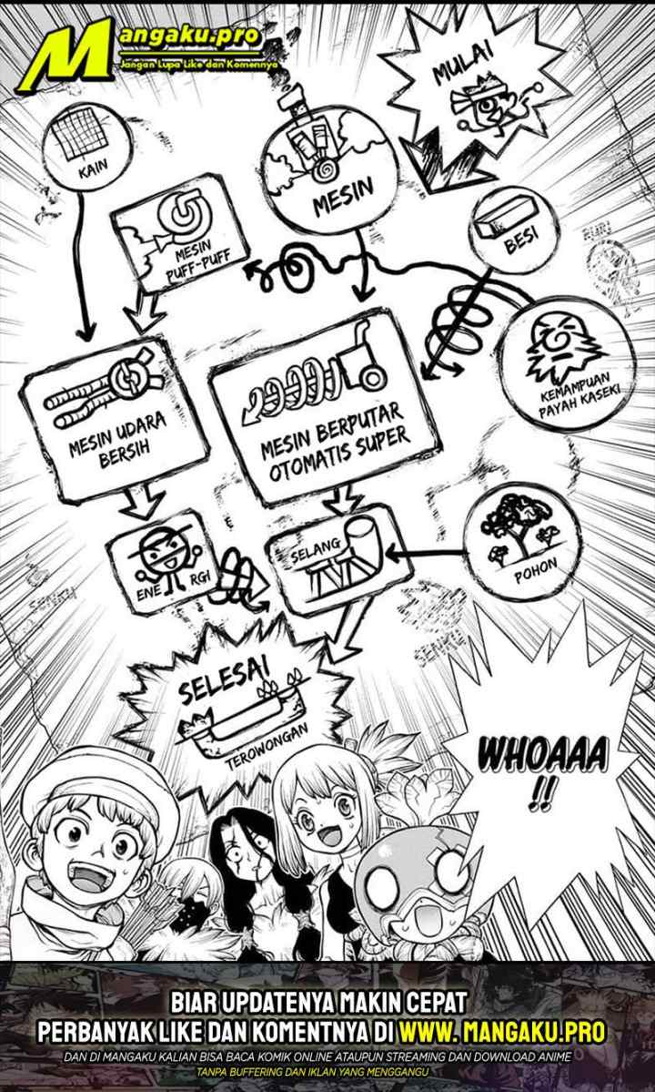 Dr. Stone chapter 161 halaman 18