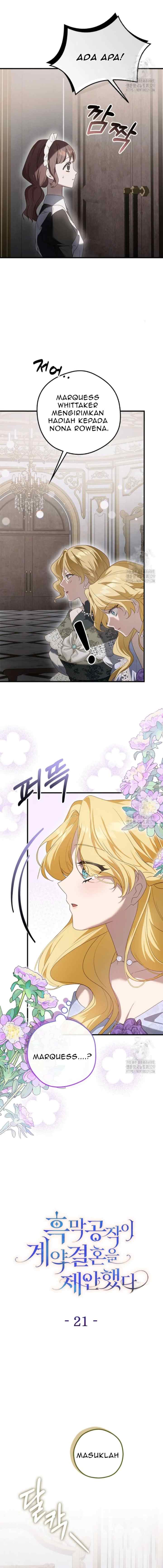 The Duke of Darkness Proposes a Contract Marriage chapter 21 halaman 4