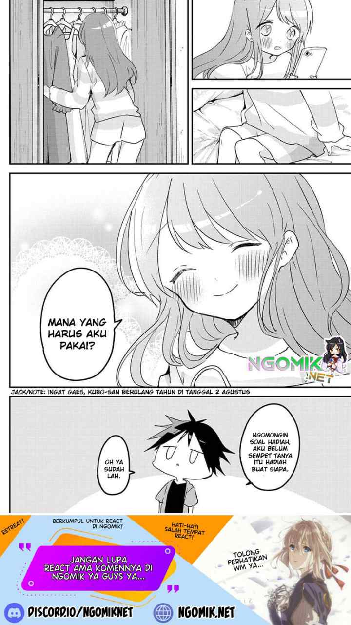 Kubo-san wa Boku (Mobu) wo Yurusanai chapter 90 halaman 13
