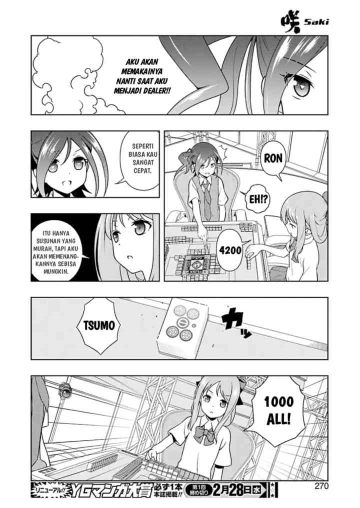 Saki chapter 185 halaman 10