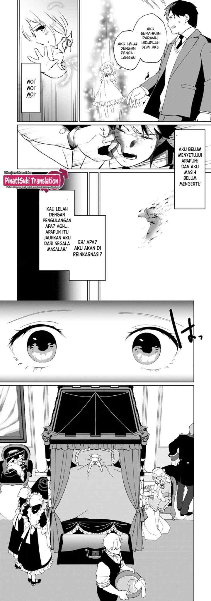 Koushaku Reijou ni Tensei shiteshimatta node, Mental Otome na Ore wa, Zenryoku de Onnanoko wo Tanoshimimasu chapter 1 halaman 6