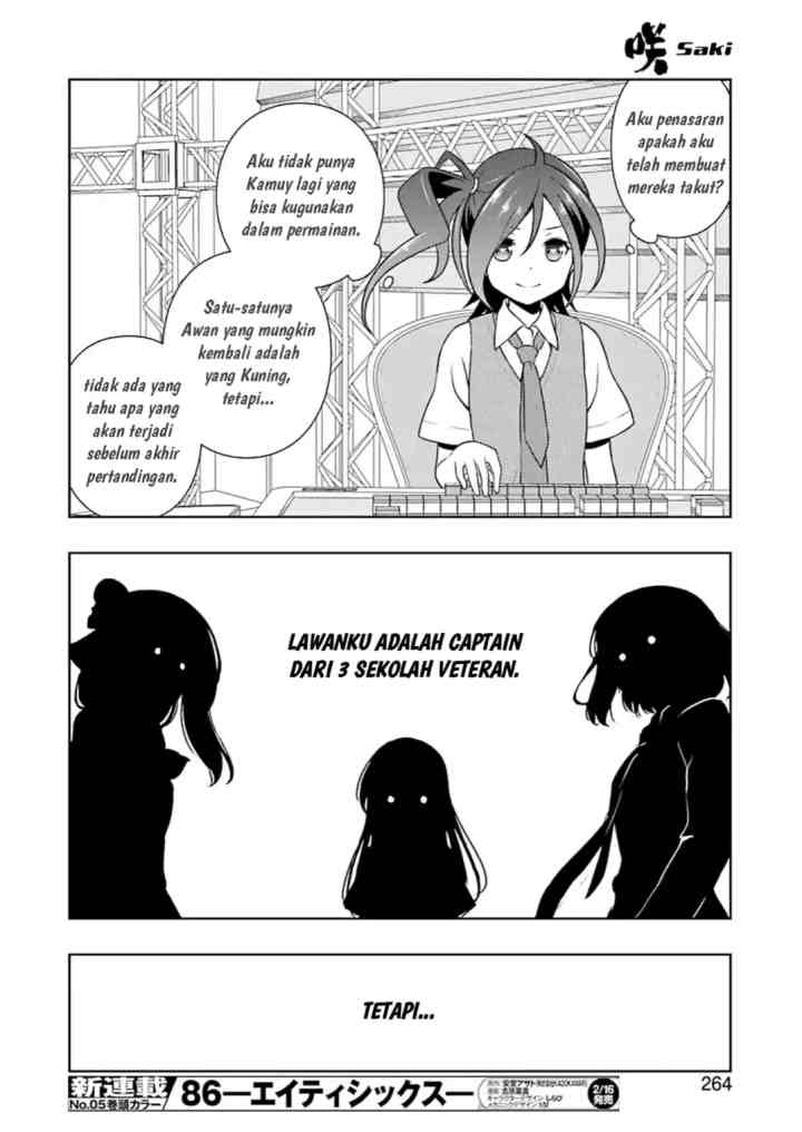 Saki chapter 185 halaman 4