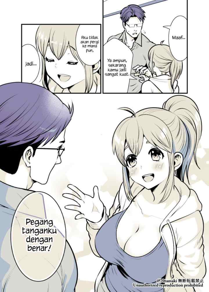 Osananajimi ga Hisabisa ni Saikai Shitara Otagai Kyonyuu ni Natteta chapter 2 halaman 6