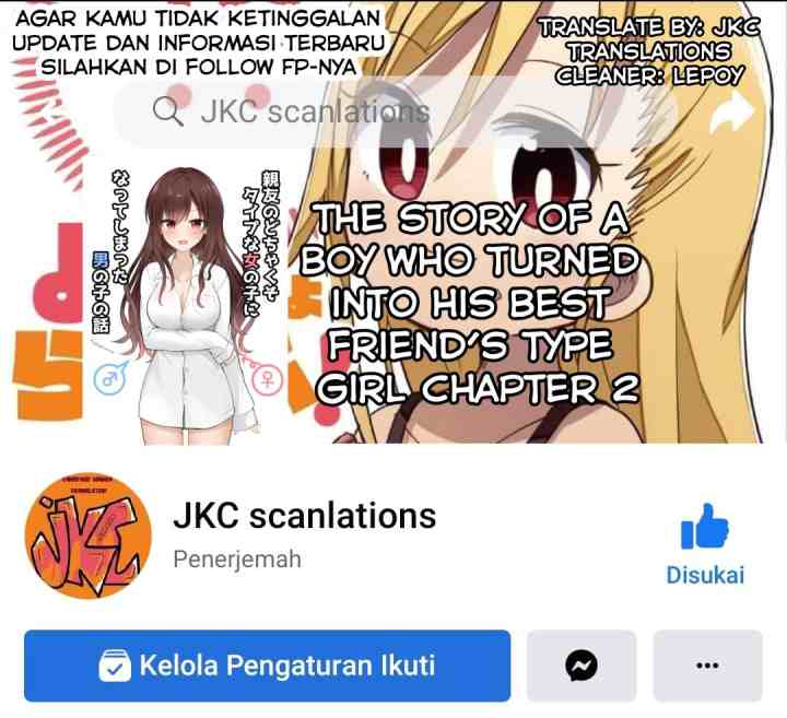 The Story of a Boy who Turned into His Best Friend's Type Girl chapter 2 halaman 6