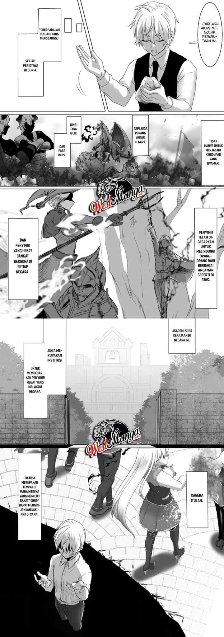 Mahou Gakuen No Daizai Majutsushi chapter 1 halaman 12