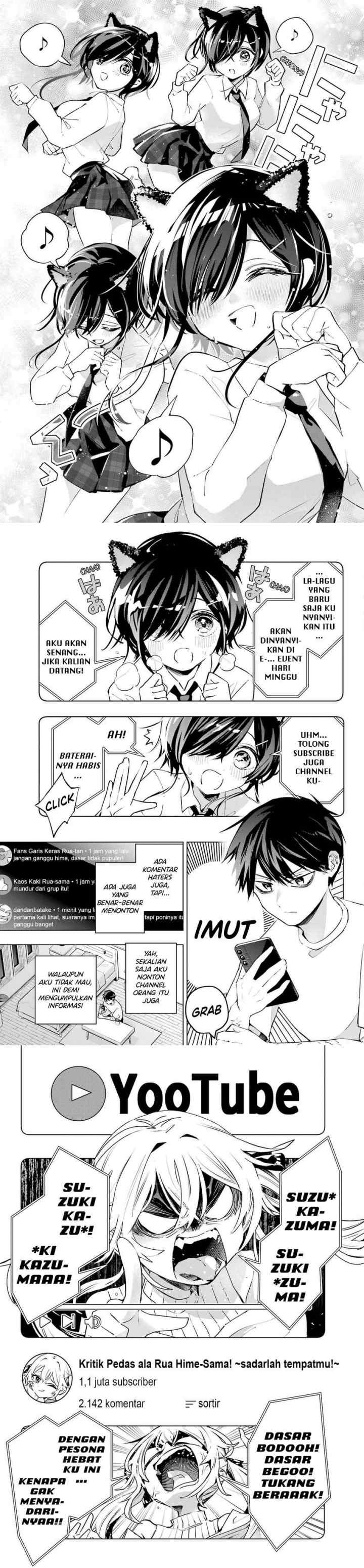 Anta to Osananajimitte dake demo Iyananoni! ~Zekkou kara Hajimaru S-kyuu Bishoujo to no Gakuen Nariagari Seikatsu~ chapter 3 halaman 7