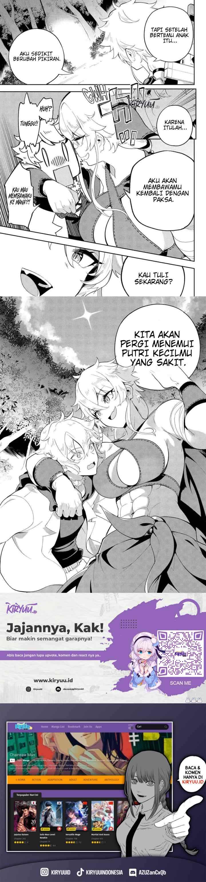 Chichi wa Eiyuu Haha wa Seirei Musume no Watashi wa Tenseisha chapter 55 halaman 12
