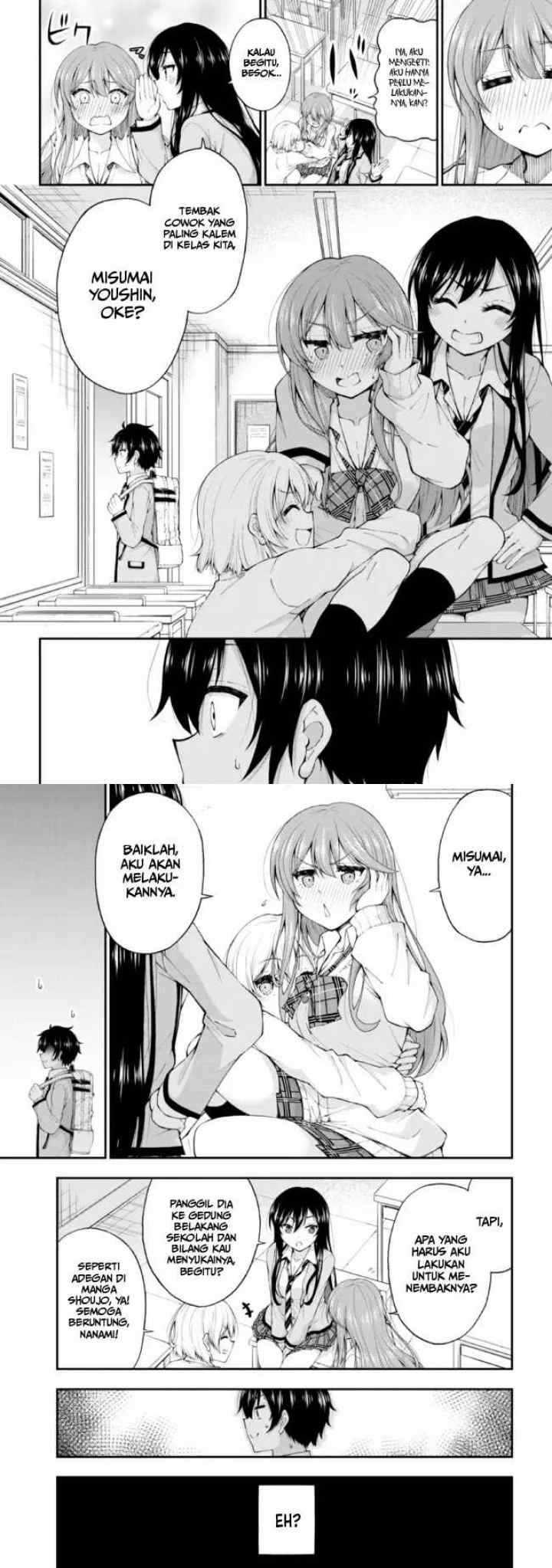 Inkya no Boku ni Batsu Game ni Kokuhaku Shitekita Hazu no Gyaru ga, Doumitemo Boku ni Betahore Desu chapter 1.1 halaman 7