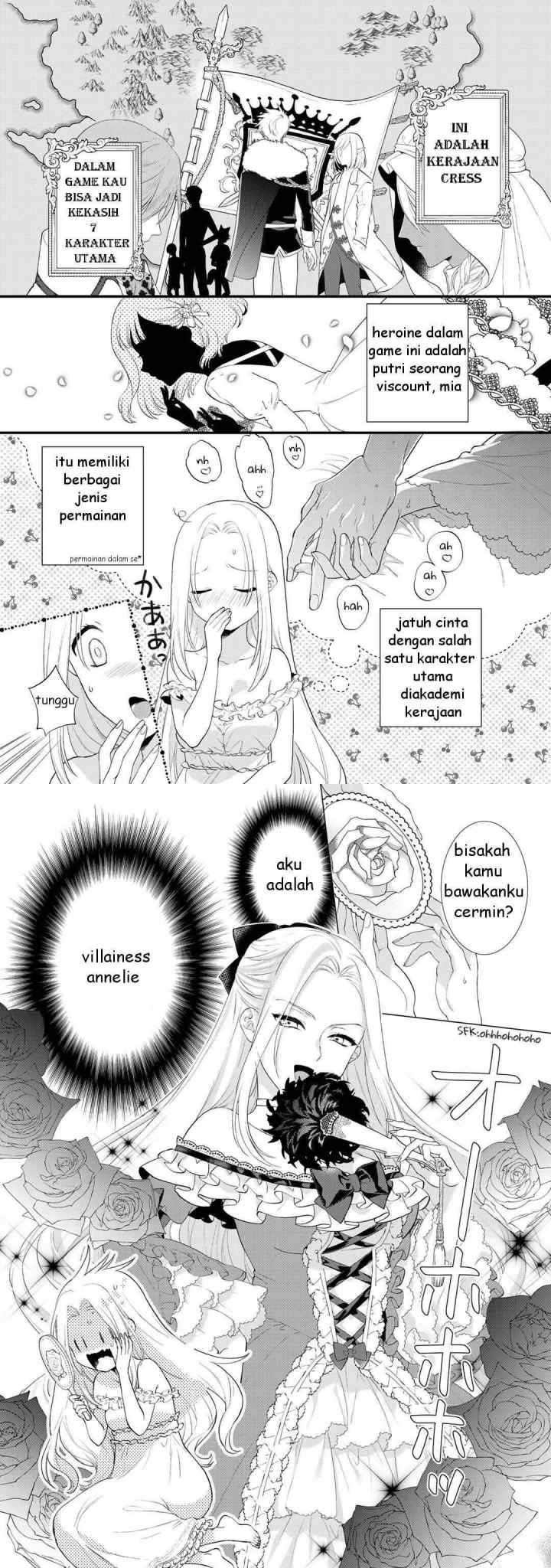 Tsunderu Moto-Akuyaku Reijo wa Do-S Ouji-sama kara Nigedashitai chapter 1 halaman 6