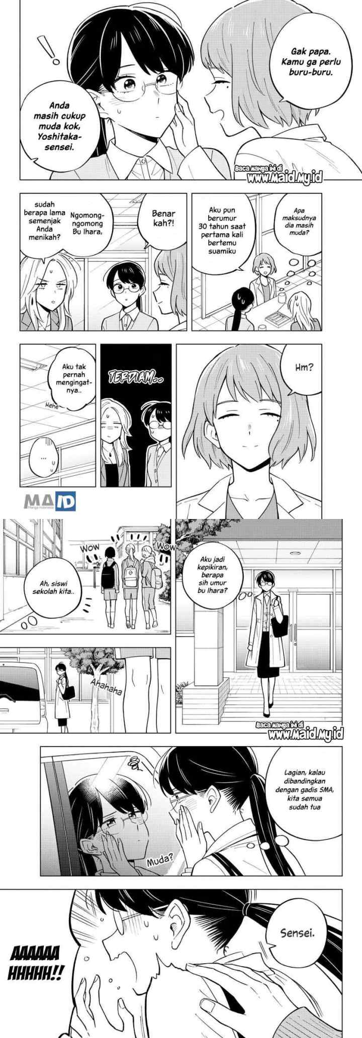 Sensei wa Koi wo Oshierarenai chapter 26 halaman 8
