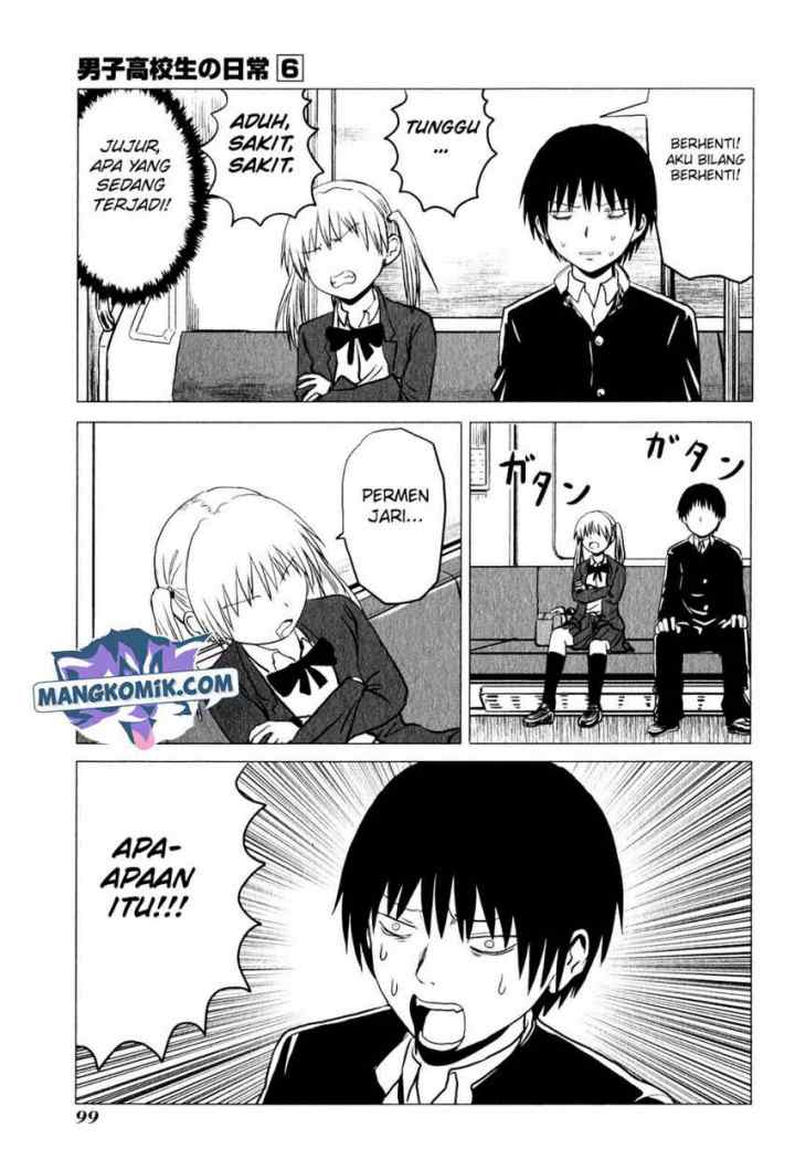 Danshi Koukousei no Nichijou chapter 93 halaman 8