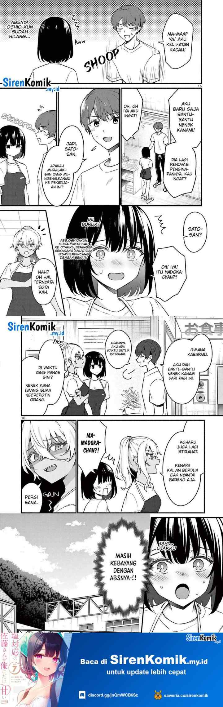 Shiotaiou no Sato-san ga Ore ni dake Amai chapter 37 halaman 18