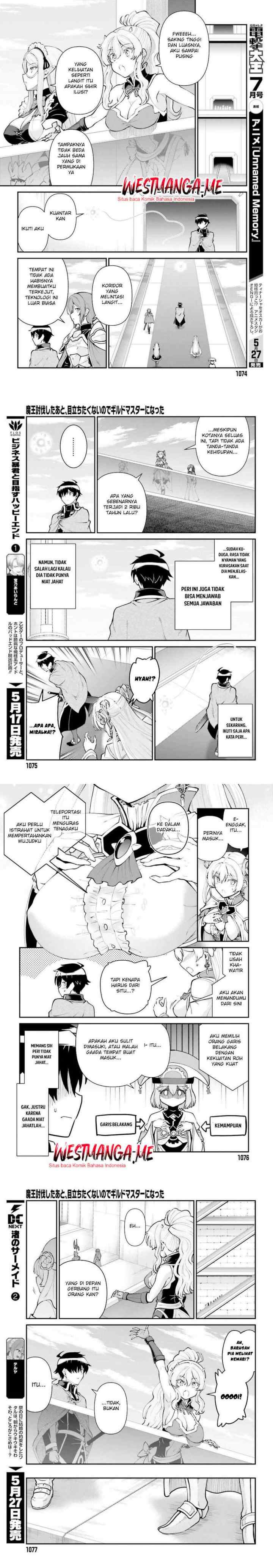 Maou Toubatsu Shita Ato, Medachitakunai node Guild Master ni Natta chapter 53 halaman 15