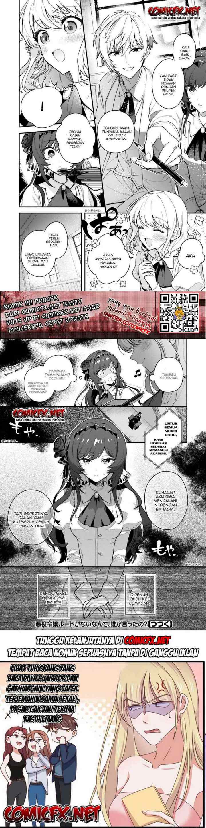 Akuyaku Reijou Route ga Nai Nante, Dare ga Itta no? chapter 1.2 halaman 11