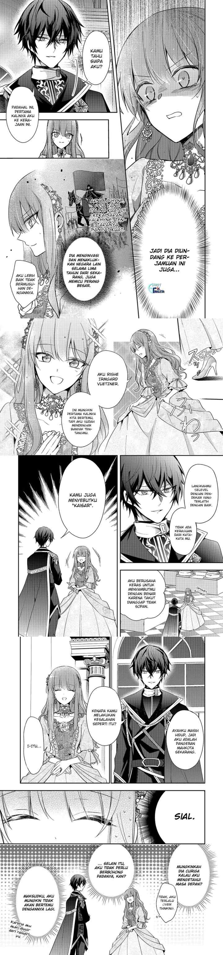 The Villainess Wants to Enjoy a Carefree Married Life in a Former Enemy Country in Her Seventh Loop! chapter 1 halaman 8