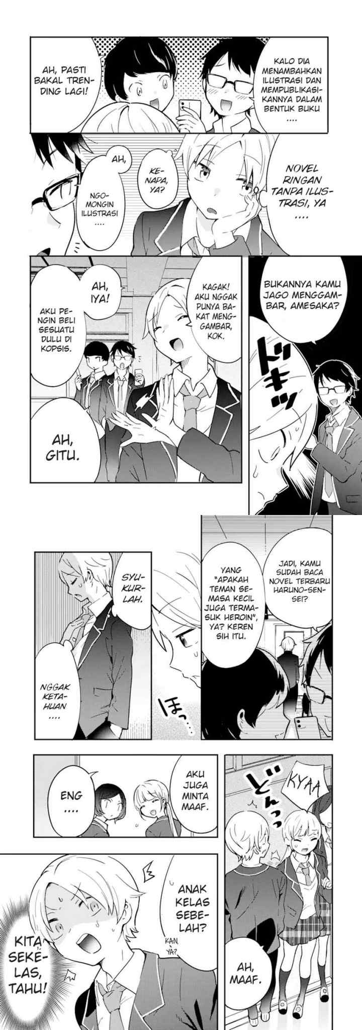Gakuen 1 no Bishoujo wa x x Eshi no Ore ni Horeteiru!? (The Number 1 Beautiful Girl in the School is in Love With Me, the XXX Artist.) chapter 1.1 halaman 5