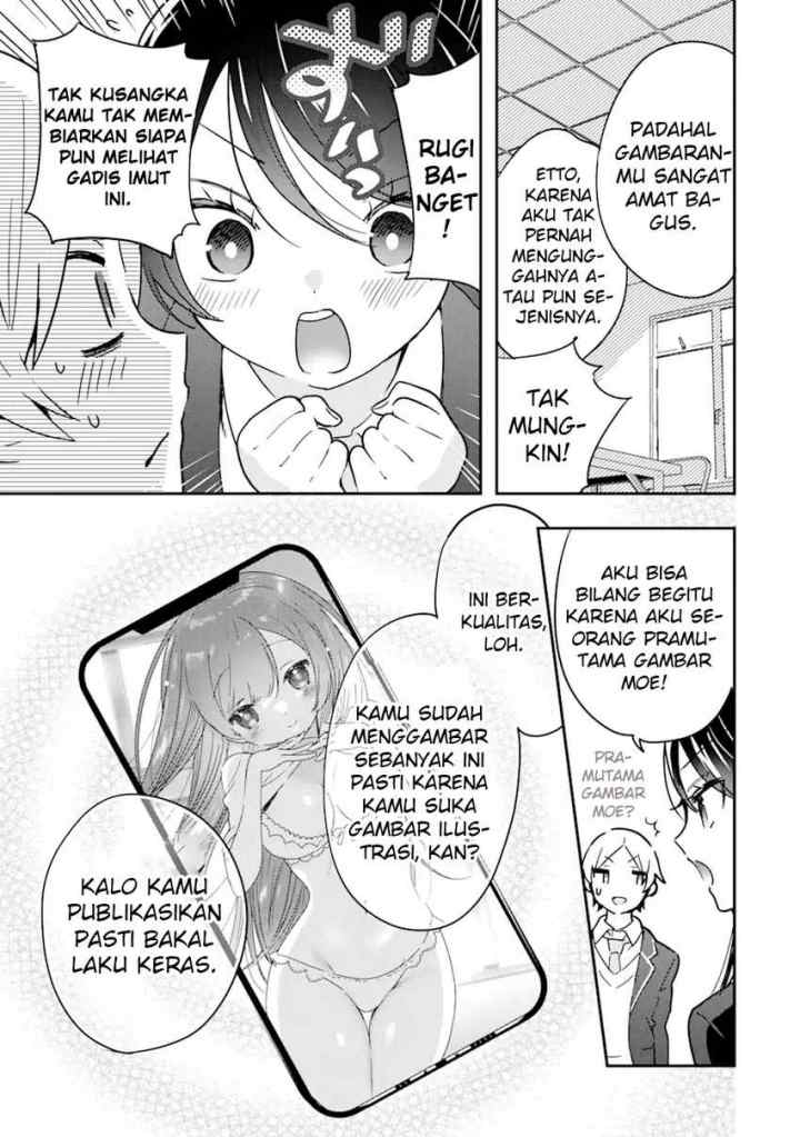 Gakuen 1 no Bishoujo wa x x Eshi no Ore ni Horeteiru!? (The Number 1 Beautiful Girl in the School is in Love With Me, the XXX Artist.) chapter 1.2 halaman 11